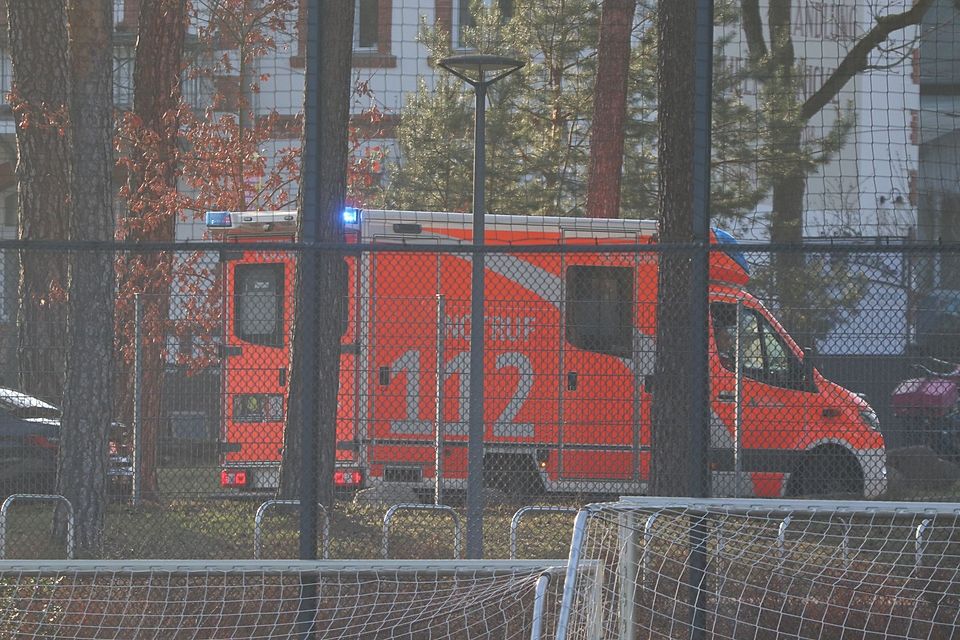 Krankenwageneinsatz in Wannsee wegen einer Verletzung