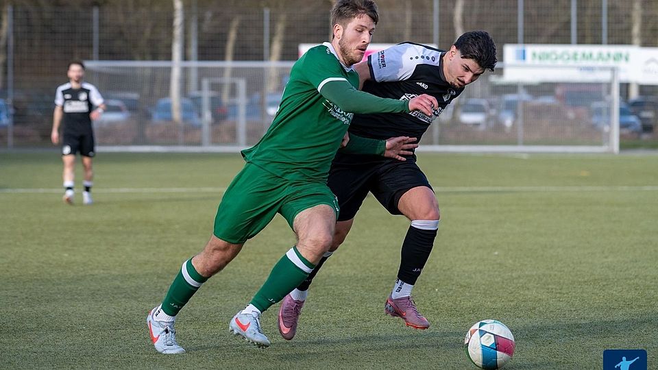 Kinderhaus (in Grün) und Maaslingen trennten sich torlos.