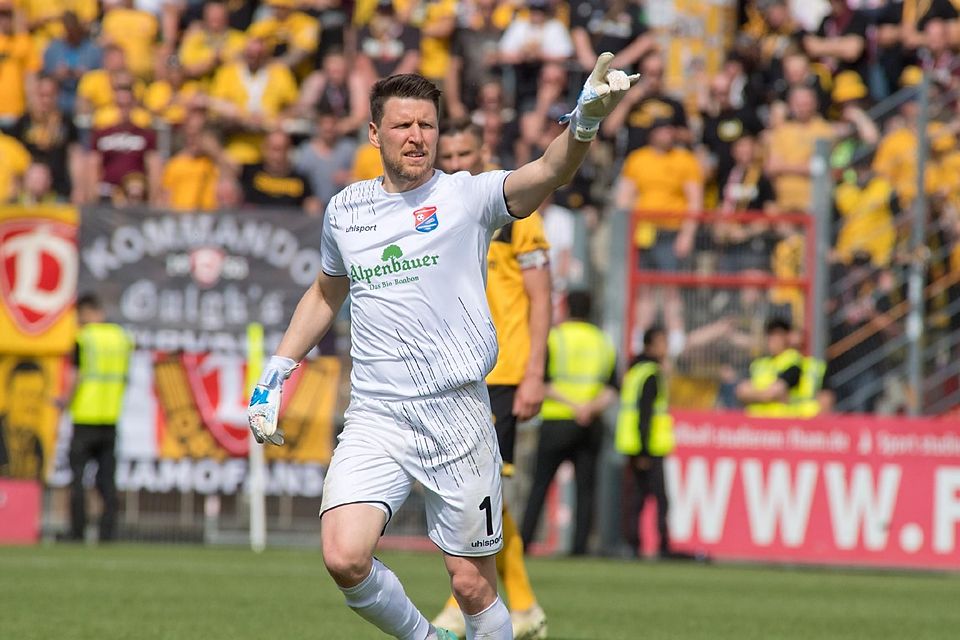 Torwart Rene Vollath steht wohl vor eienm Wechsel von der SpVgg Unterhaching zum TSV 1860.
