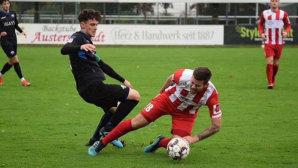 Einsatz stimmte: Die U21 des SC Paderborn 07, um Kapitän Dominik Bilogrevic, legte auch gegen RW Ahlen alles in die Partie. Belohnt wurde das nicht. 