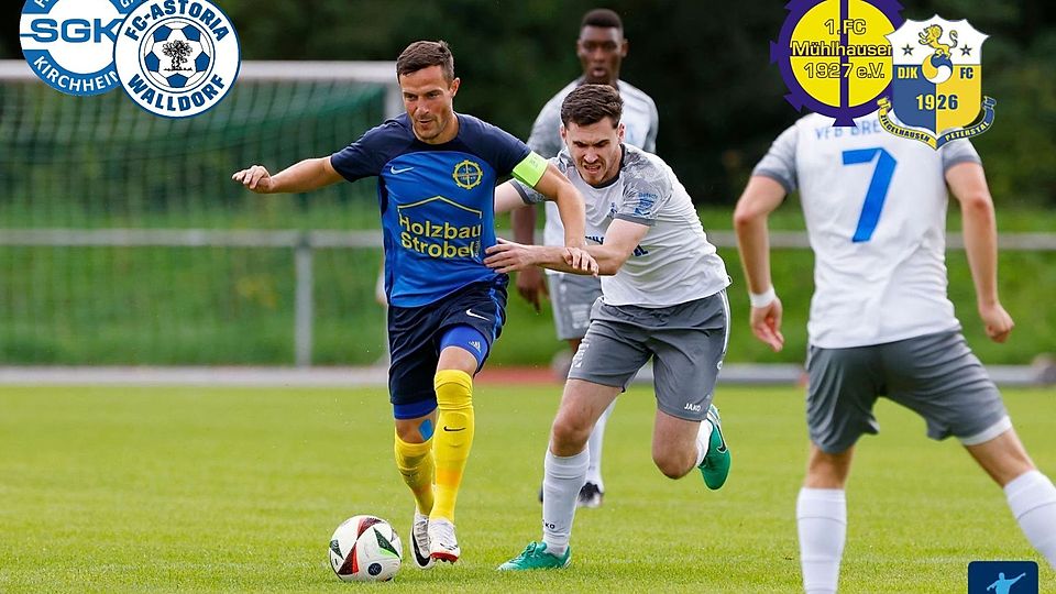 Mühlhausen (blau-gelb) hat zuletzt etwas Federn lassen.