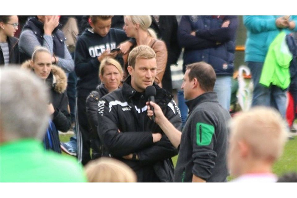 Der neue Leiter der SSV Jahn Fußballschule, Thomas Paulus, beim Vilstalcup in Rieden.  Foto: awr