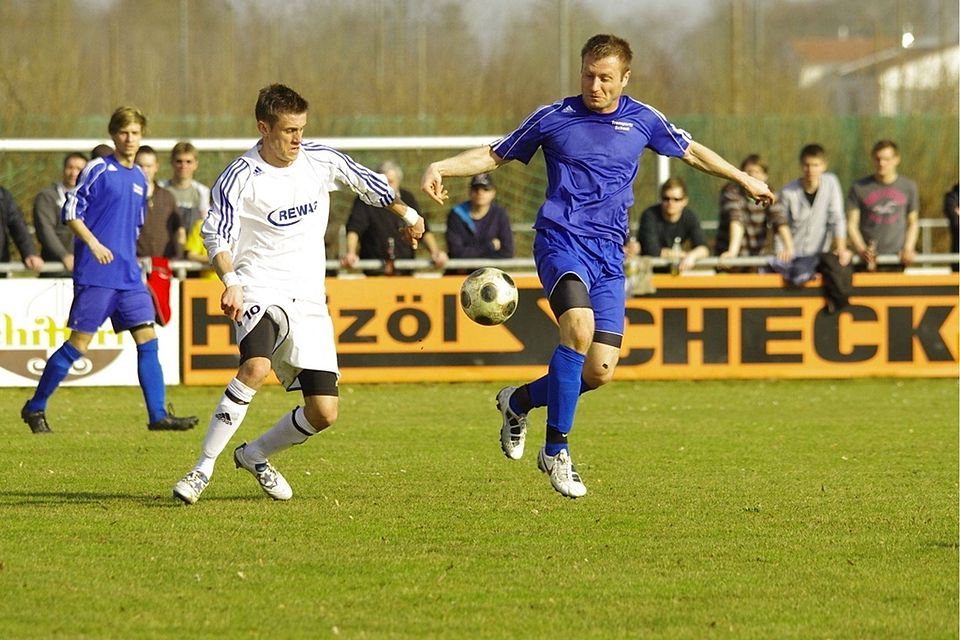 Zlatanov mit einem lupenreinen Hattrick gegen die SpVgg Hainsacker.  Foto: Markus Schmautz