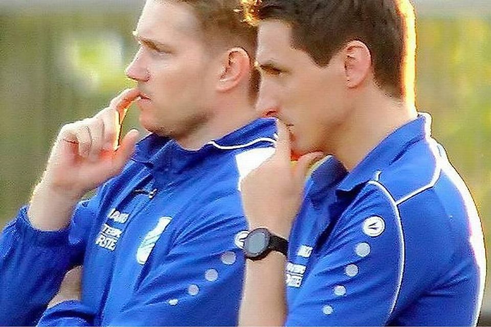 Eine Ära geht zuende: Seit 2017 hatten die Übungsleiter Jochen Jaschke und Sebastian Stangl (rechts) als gleichberechtigtes Trainergespann den TSV Eintracht Karlsfeld gecoacht.