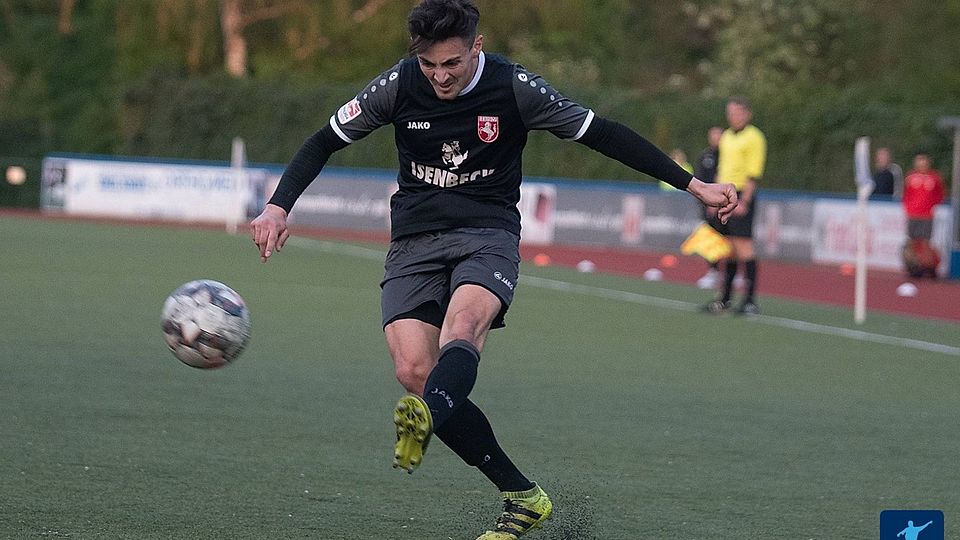 Alan Bezhaev, hier in der Saison 2018/19 im Trikot des damaligen Oberligisten Hammer SpVg, wird in die Bezirksliga wechseln.