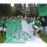 Jubelstimmung in grün-weiß. Die dritte Mannschaft des TSV Neudrossenfeld hat sich mit einem 1:0 im Entscheidungsspiel gegen die SpVgg Goldkronach die Meisterschaft in der A-Klasse Bayreuth / Kulmbach 7 gesichert.F: Mularczyk