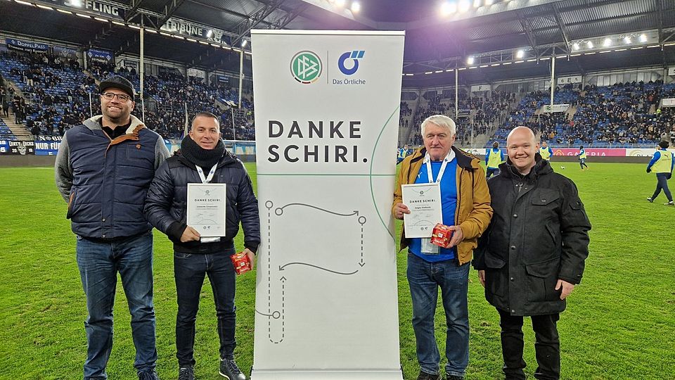 Schiri-Auszeichnung in Mannheim.