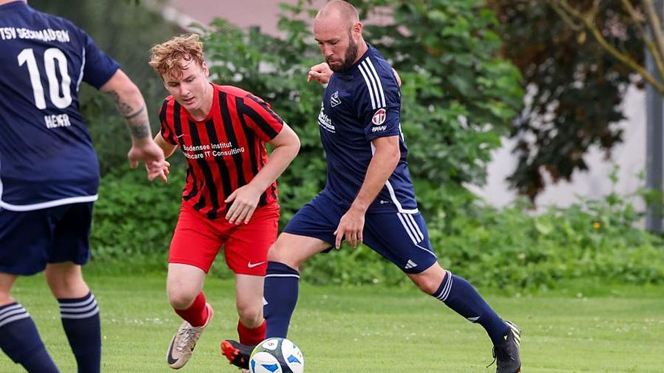 Seckmauerns Spielertrainer Lucas Oppermann (am Ball) könnte ausgerechnet gegen seinen Ex-Club FC Fürth sein Comeback feiern.	Foto: Joaquim Ferreira