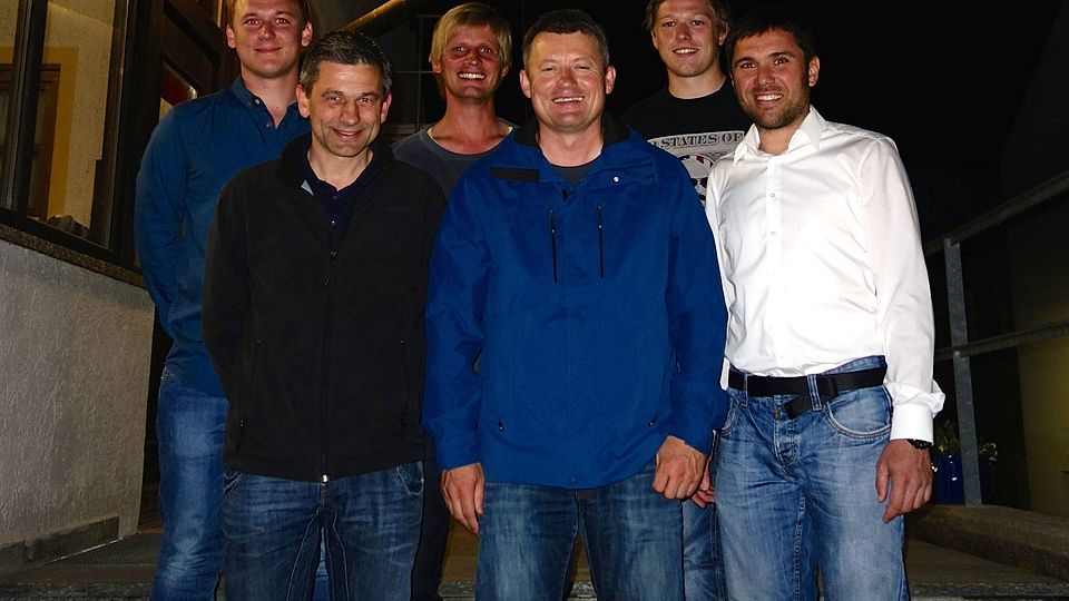 Von links: Stefan Kellnberger, Manfred Wohlmannstetter, Andreas Hahn, Chefcoach Edgar Wohlmannstetter, Michael Moosmeier, Andreas Holzner