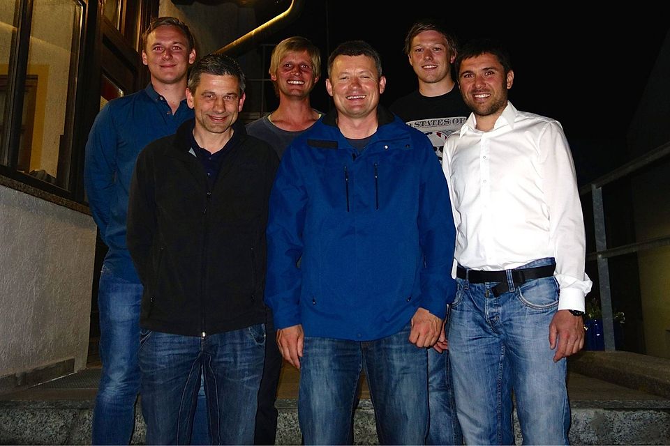 Von links: Stefan Kellnberger, Manfred Wohlmannstetter, Andreas Hahn, Chefcoach Edgar Wohlmannstetter, Michael Moosmeier, Andreas Holzner