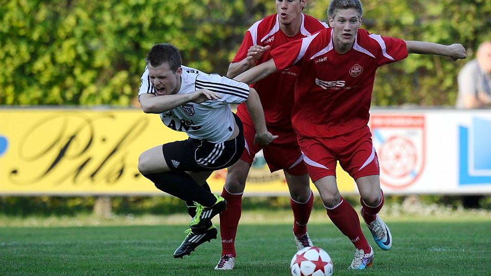 Pascal Preißer (rechts) noch im Trikot des SC Feucht. F: Zink