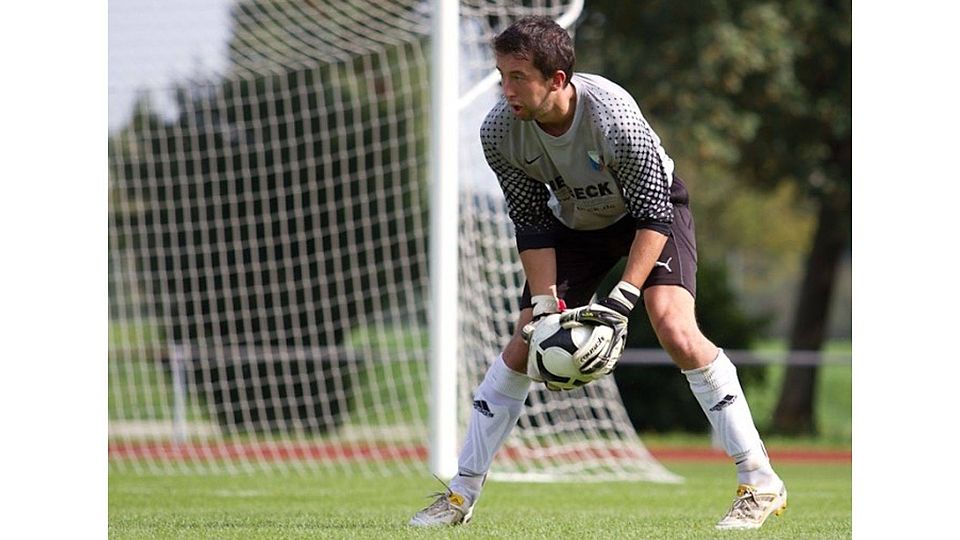 Zupacken will Torhüter Christoph Wittmann (DJK SV Altdorf) auch im Spiel beim TSV Baierbach. Der 30-Jährige Schlussmann kam vom Bezirksligisten DJK SV Furth und stellt mit seinen Vorderleuten die best