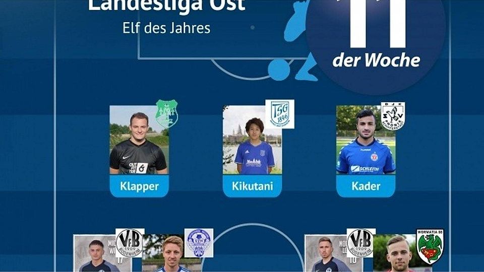 Die FuPa-Elf des Jahres der Landesliga Ost. F: FuPa