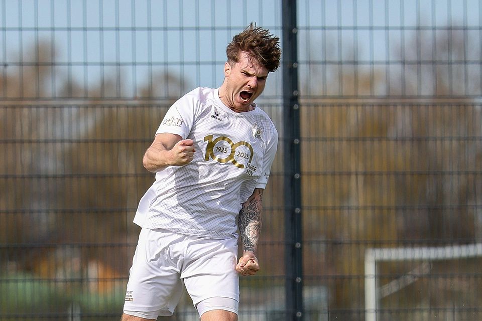 Befreiungsschlag: Nach zwei knappen Niederlagen hatte sich bei Manuel Ebeling und dem SV Mering etwas angestaut.