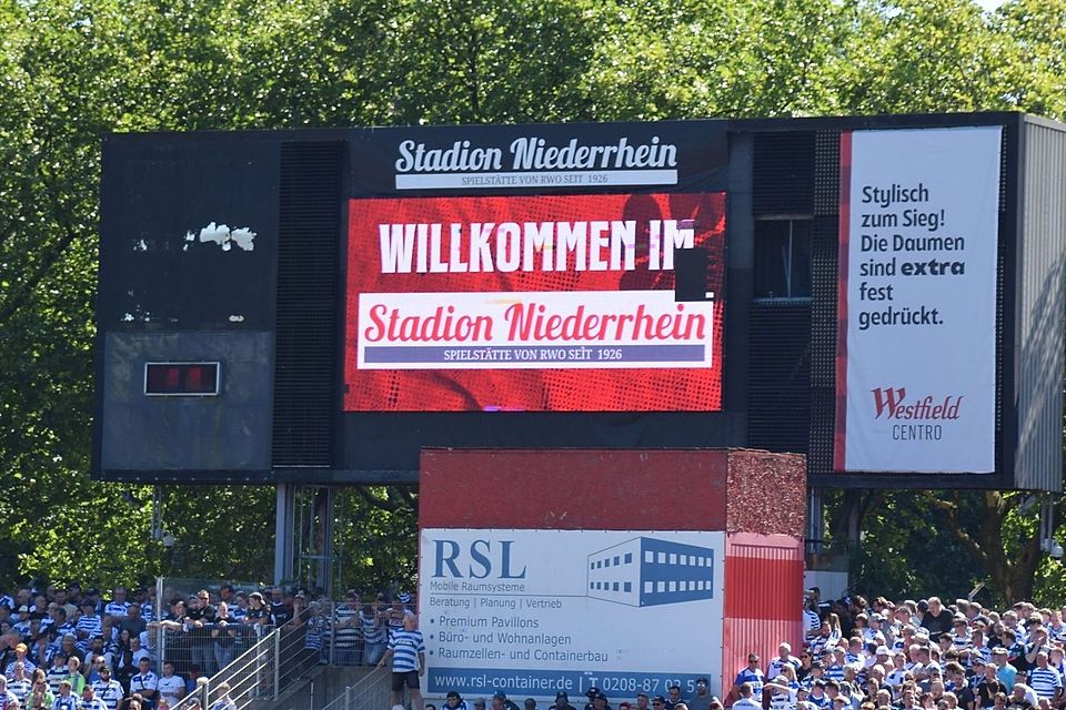 Im Stadion Niederrhein wird wieder gesungen.