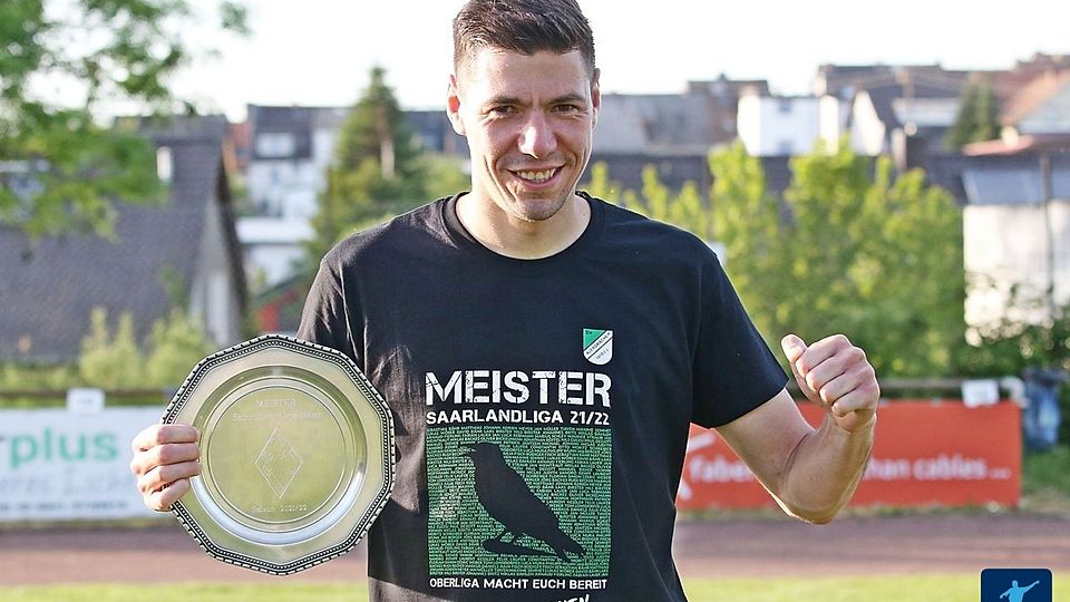 Auersmachers Goalgetter Nils Cuccu freut sich auf die Oberliga