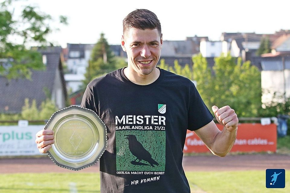 Auersmachers Goalgetter Nils Cuccu freut sich auf die Oberliga