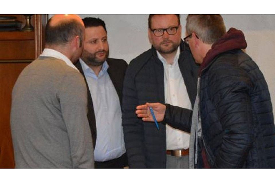 Haben noch viel Arbeit beim BV Cloppenburg vor sich (von links): Die Beisitzer Daniel Plate, Yilmaz Mutlu, Udo Anfang und der sportliche Berater Michael Scheibel. Stephan Tönnies