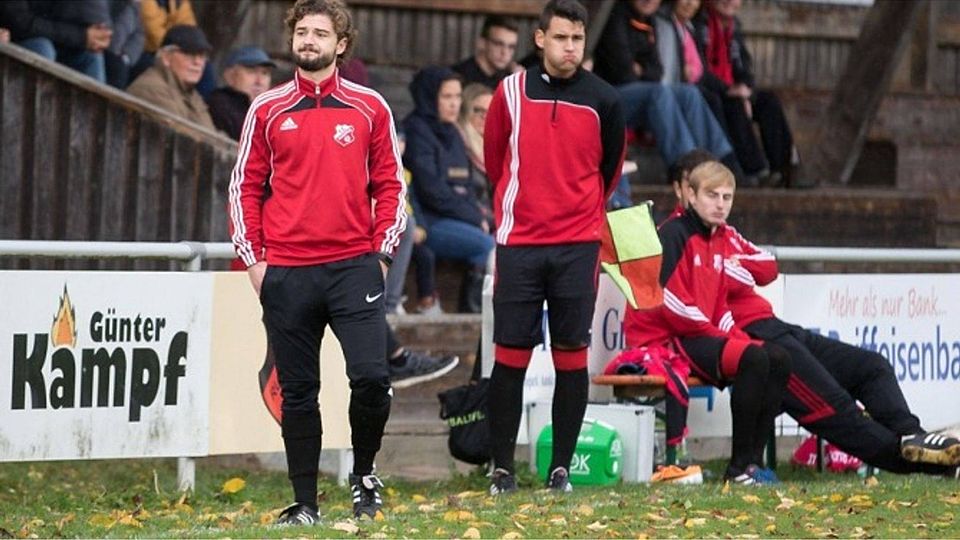 Stephan Jocham (li.) will nach dreieinhalb Jahren als Trainer der Rudertinger Reservemannschaft eine neue Aufgabe in Angriff nehmen. F: Hönl