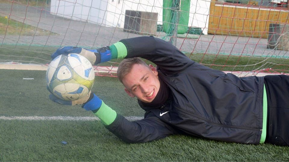 Stark auf der Linie: UTSG-Torwart Niklas Schulze.	Foto: Romahn