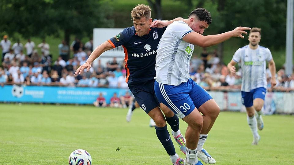 Viel Einsatz – und erste Erfolgserlebnisse: Niederlechner (li.) hat einiges vor mit dem TSV 1860 München.