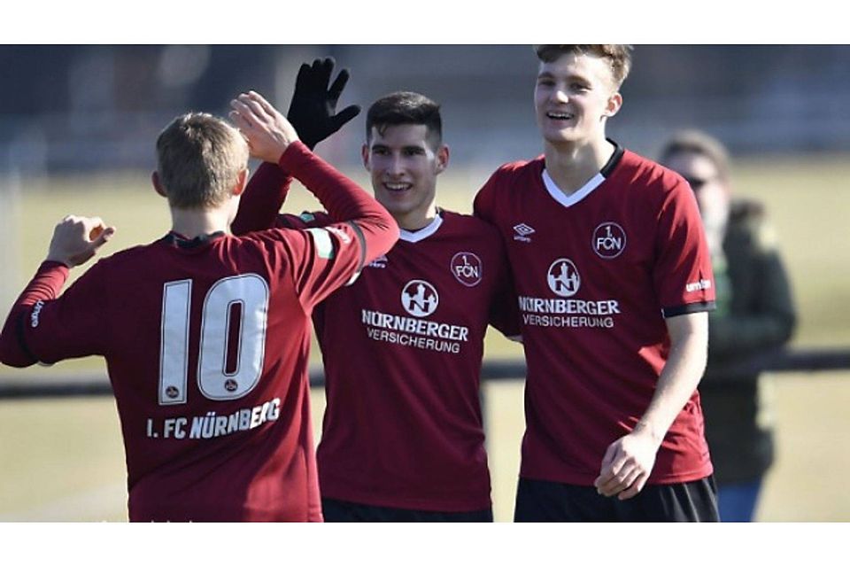Die Club-U19 durfte sich über einen Sieg gegen Spitzenreiter FC Bayern München freuen. F: Zink