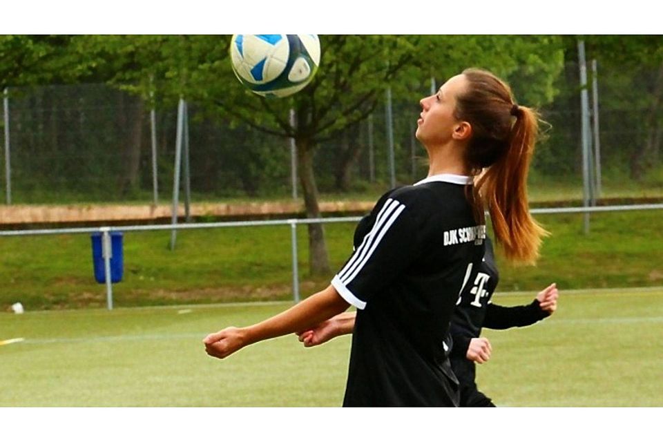 Fiona De Propris erzielte am fünften Spieltag ganze fünf Treffer für DJK Wiesbaden. F: Wagner