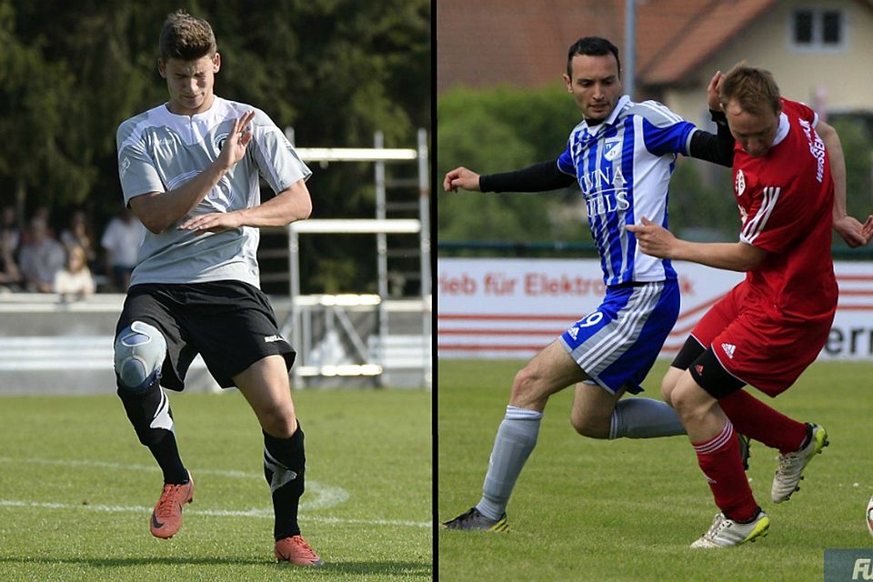 Spielen in der kommenden Saison fÃ¼r den TSV 1860 WeiÃŸenburg: Florian Haberler (links) und Serkan Er. F: Zink, Giurdanella