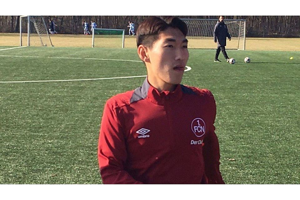 Nur eine Woche ein Spieler des 1.FC Nürnberg: Myeonysu Park. Foto: Laaß