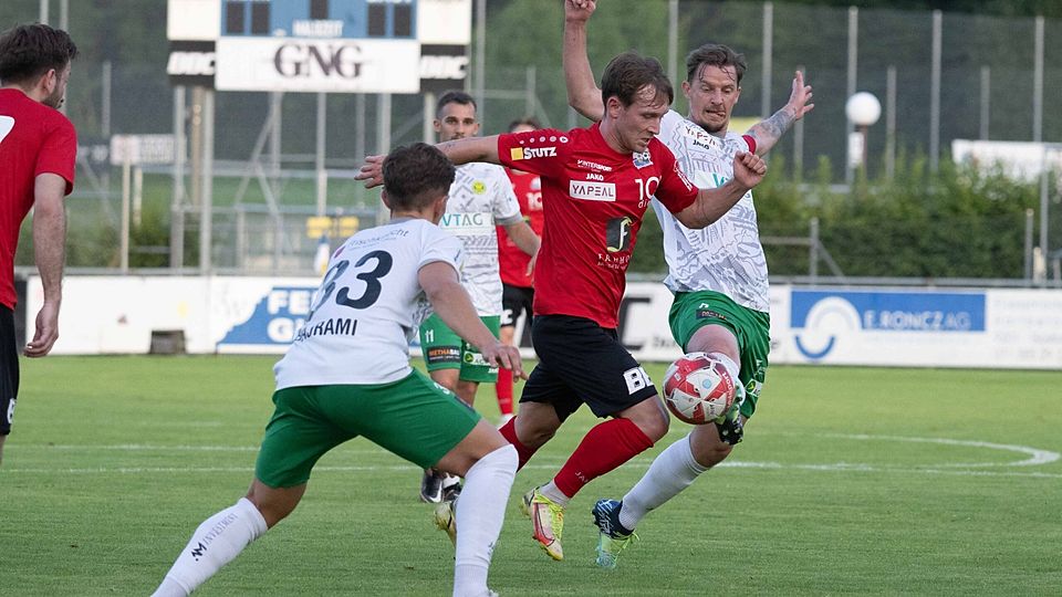 Genug getestet (hier im Juli gegen Gossau), jetzt geht die Saison los. Der SC Brühl spielt am Samstag um 16 Uhr zuhause gegen die U-21 der Young Boys.