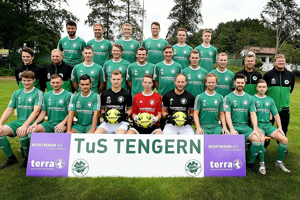 Die Mannschaft: Fußball-Westfalenligist TuS Tengern.