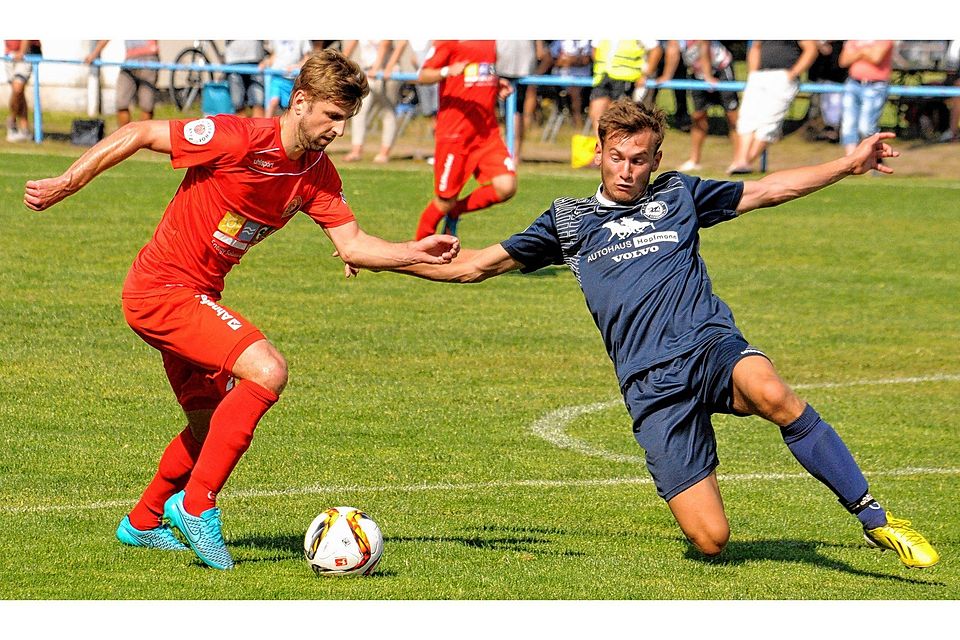 Gut in Form: Tino Witkowski (l.) erzielte beim FCM-Auftakt zwei Tore und bereitete einen Treffer vor. Foto: Carsten Darsow