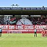 Die Fans der Bayern-Amateure protestierten gleich am 1. Spieltag wieder deutlich gegen DFB und BFV.