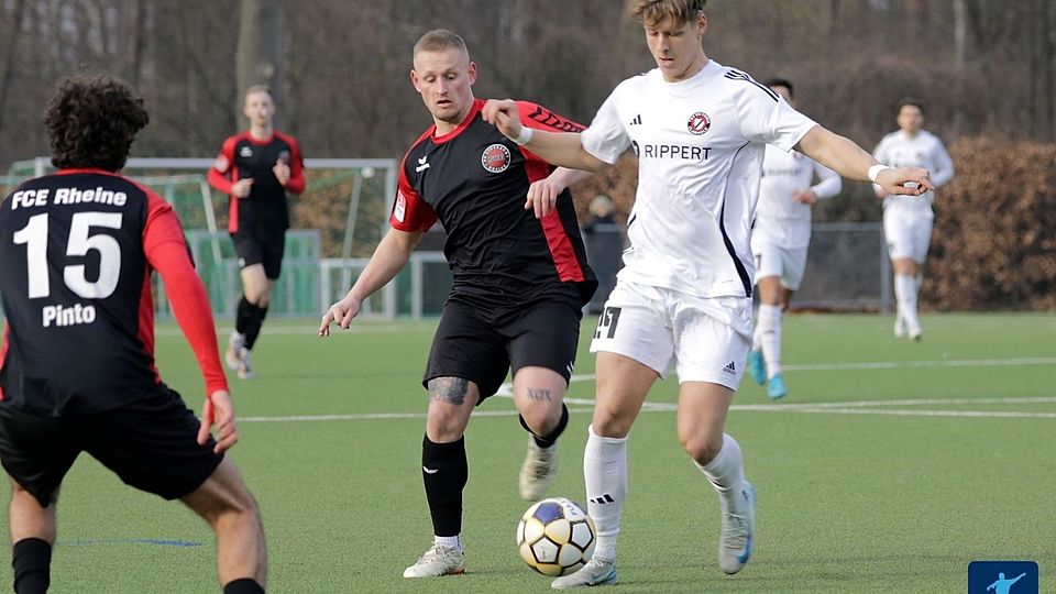 Im Februar trennten sich Clarholz und Rheine 2:2-unentschieden.
