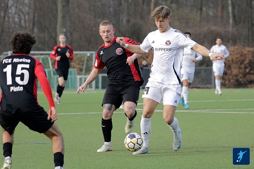 Im Februar trennten sich Clarholz und Rheine 2:2-unentschieden.