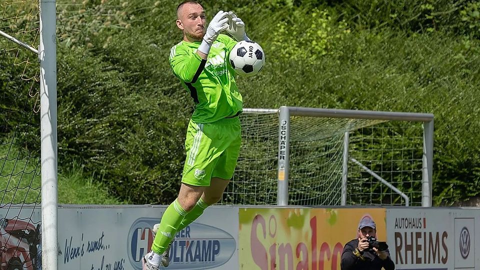 Lorenz Delgado ist der sichere Pokal-Rückhalt des SVB.