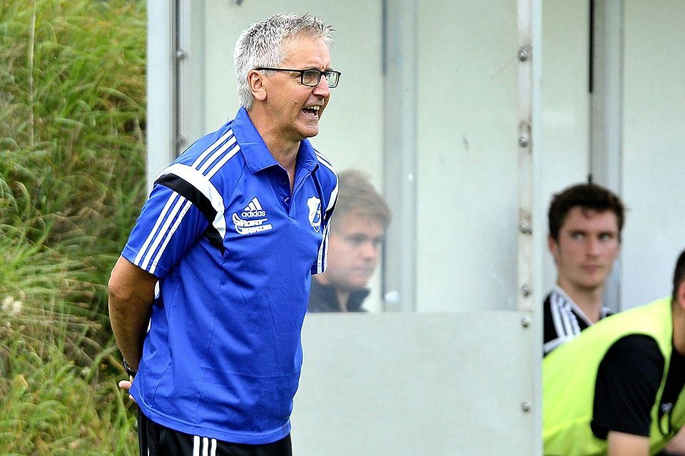 Impulsiv wie eh und je will TSV-Coach Tom Driendl seine Männer heute zum Sieg brüllen F: Geisler