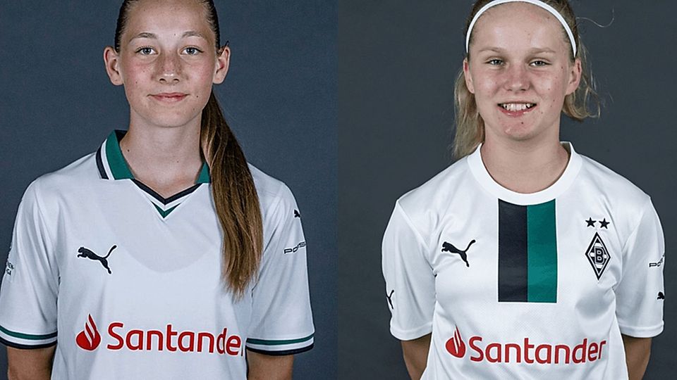 Fiona Itgenshorst (li.) und Mia Giesen waren für die DFB-Auswahl unterwegs.
