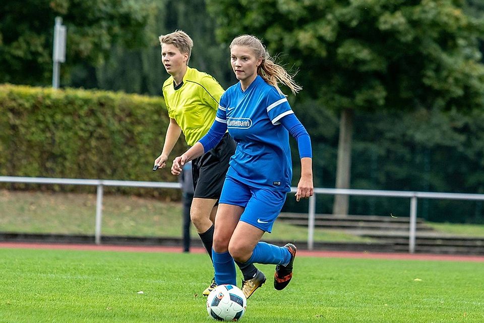 Franka Kampe möchte mit der SG Langlingen/Bröckel auch in der kommenden Saison den Klassenerhalt in der Landesliga erreichen