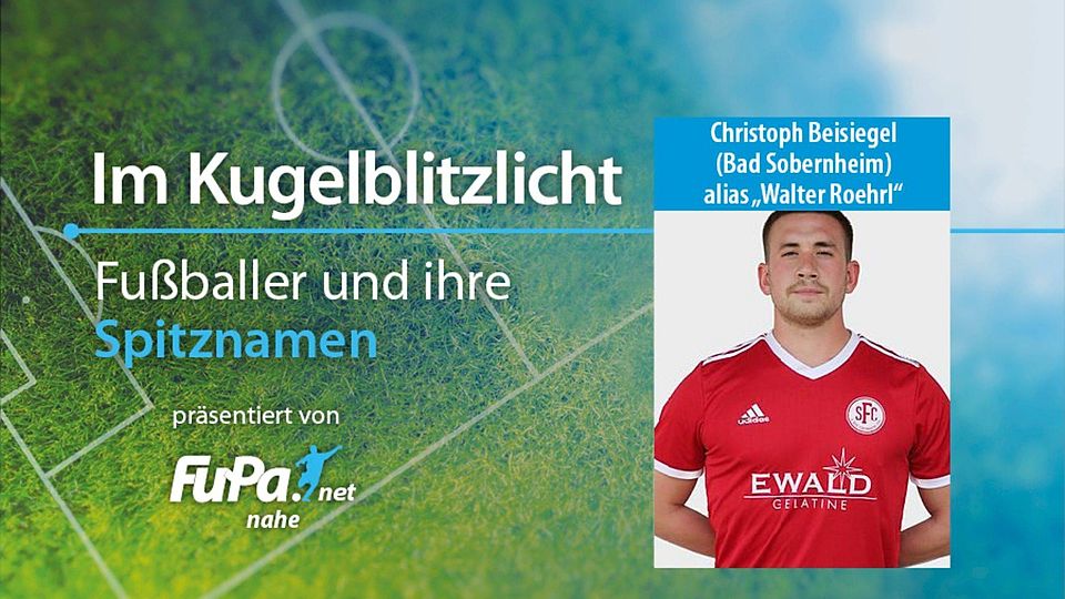 Christoph Beisiegel hat beim FC Bad Sobernheim den Spitznamen "Walter Roehrl" weg.