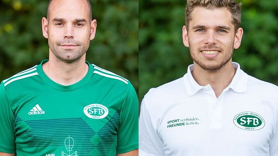 Sebastian Clarke (links) und Philipp Brouwers bleiben Trainer der Sportfreunde Broekhuysen.