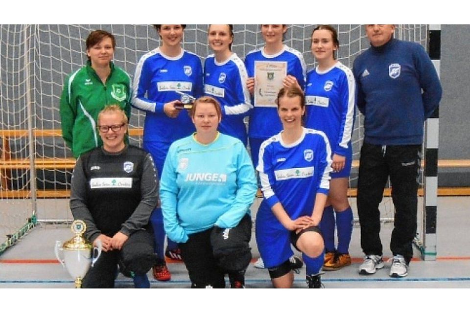 Souveräner Futsal-Hallenkreismeister: Die Fußballerinnen des Wittenburger SVaxel bach