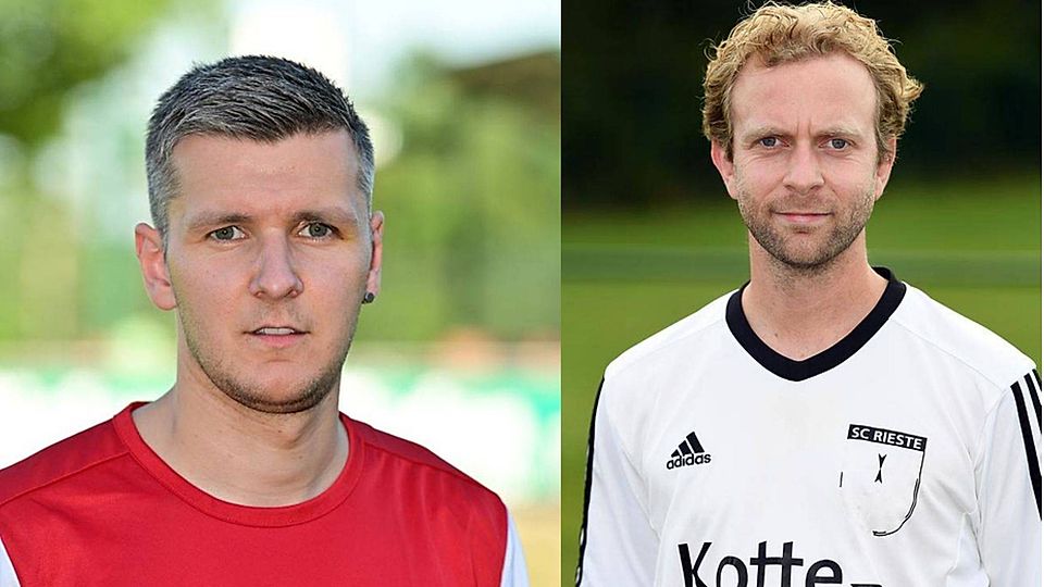 Tim von dem Brinke (links) übernimmt von Philipp Seggelmann die Führung in der ewigen Torjägerliste der Bezirksliga 5.