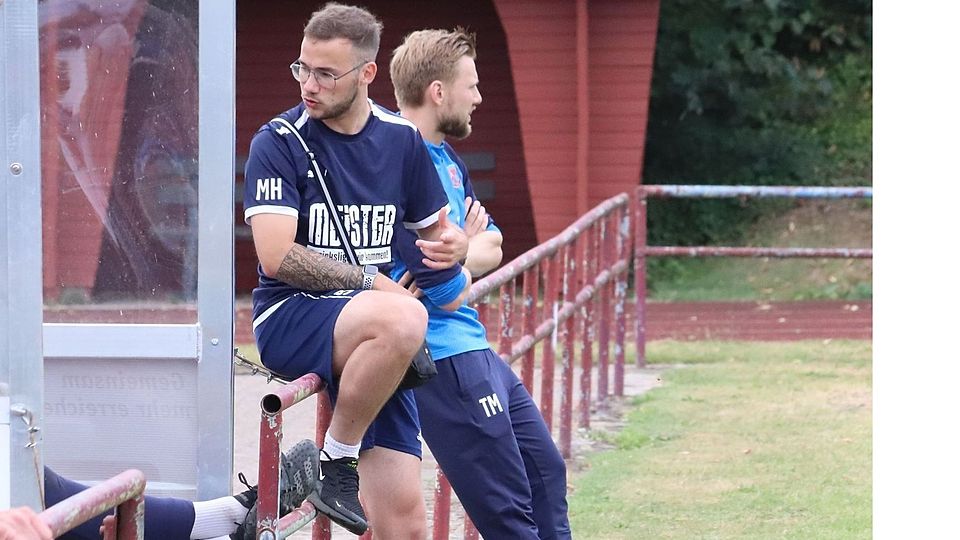Co-Trainer Marcel Hink und Trainer Moris Kaiser hatten diesmal keine Lösung.