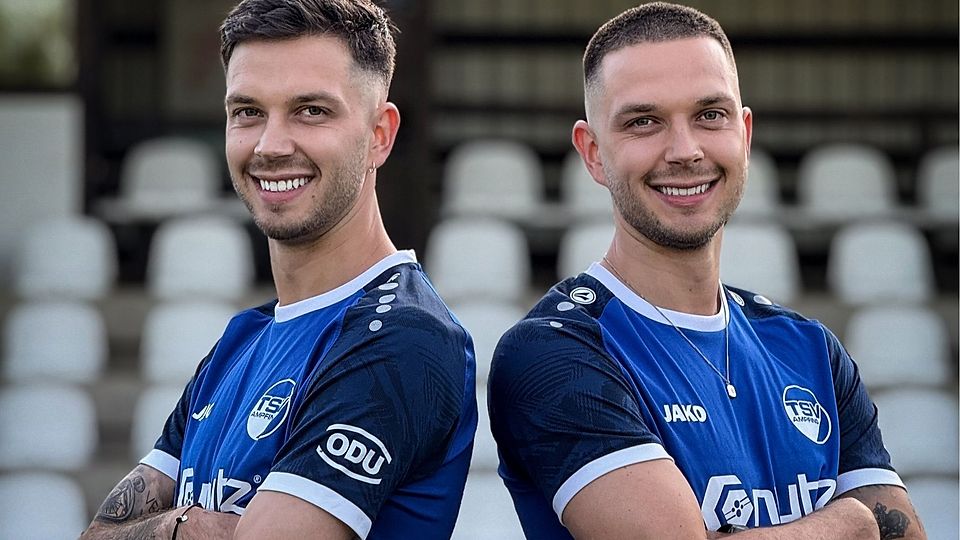 Alexander und Zwillingsbruder Marcel Spitzer verstärken den TSV Ampfing.