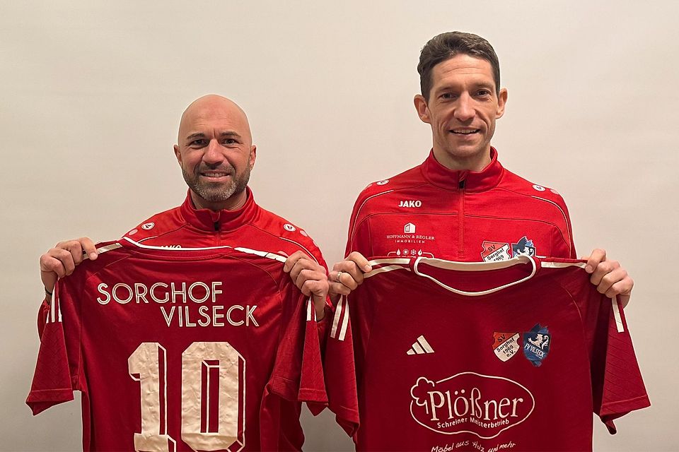 Marco Barile (links) und Udo Hagerer leiten über die aktuell pausierende Saison hinaus die Geschicke beim A-Klassisten SG SV Sorghof/Vilseck II.