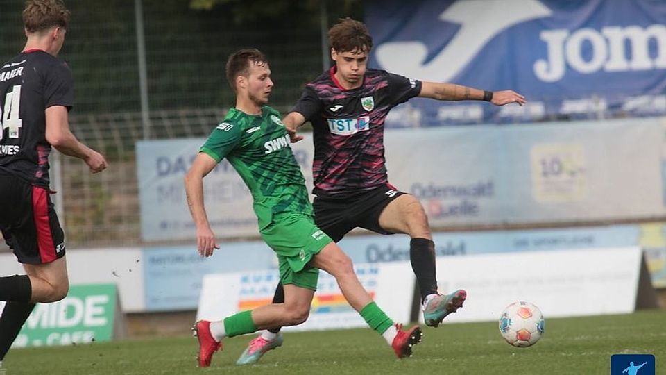 Wird Laurenz Graf (rechts, hier im Duell gegen den FV Engers) rechtzeitig doch noch fit? 