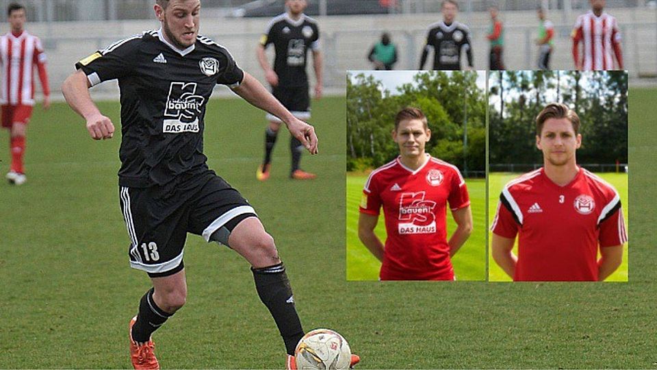 Pascal Heene, Lukas Haubrich und Marcel Horz (von links) spielen in der nächsten Saison nicht mehr für den SV Rot-Weiß Hadamar. Foto-Montage: Klein, SV Rot-Weiß Hadamar