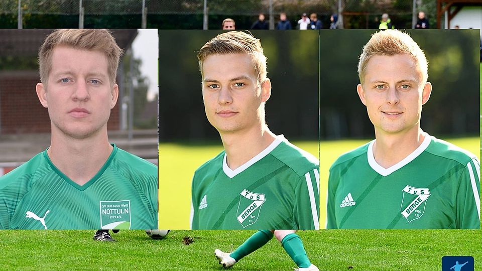 Pascal Gerdes, Marcus Keck und Simon Bertke (von links) kehren zurück zum TuS Berge.