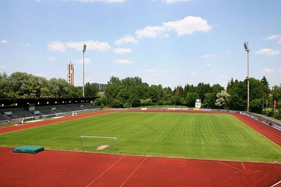 Das künftige \\\"ebm-papst-Stadion am Hammerbach\\\" in Landshut